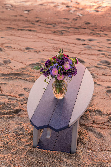 Amish-Made SurfAira Collection Surfboard-Shaped Coffee Table