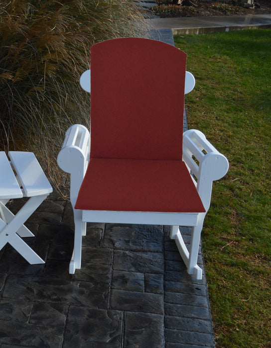 A&L Furniture Co. Weather-Resistant Full Chair Cushions for Porch Rockers