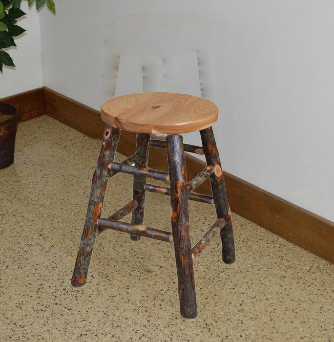 A&L Furniture Co. Amish-Made Hickory Counter Stools