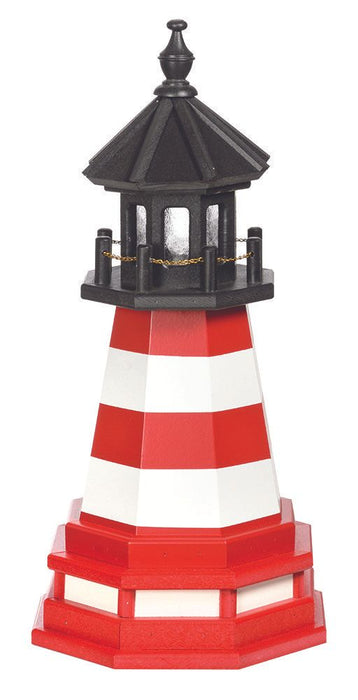 Octagonal Amish-Made Hybrid (Wood/Poly) Assateague, VA Replica Lighthouses