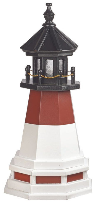 Octagonal Amish-Made Hybrid (Wood/Poly) Barnegat, NJ Replica Lighthouses