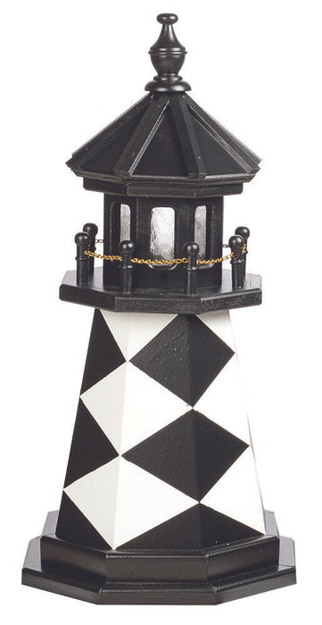 Octagonal Amish-Made Hybrid (Wood/Poly) Cape Lookout, NC Replica Lighthouses