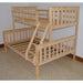 A&L Furniture Company VersaLoft Twin Over Full Mission Bunkbed, Unfinished