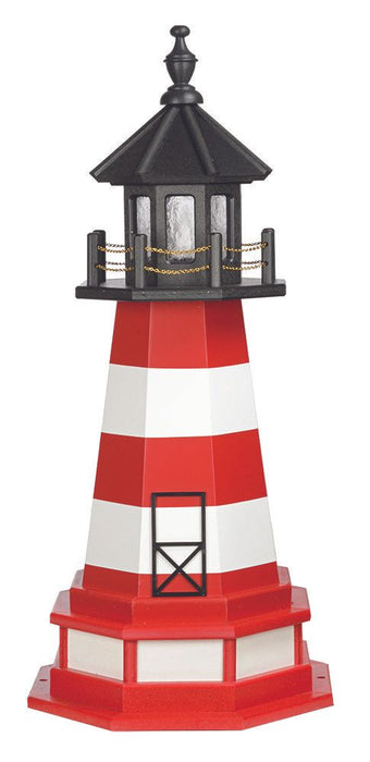 Octagonal Amish-Made Poly Assateague, VA Replica Lighthouses
