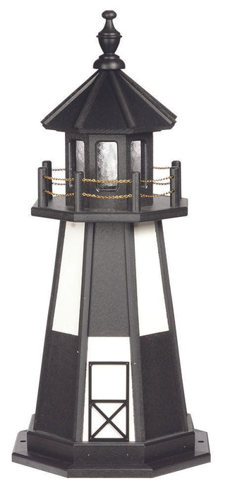Octagonal Amish-Made Hybrid (Wood/Poly) Cape Henry, VA Replica Lighthouses