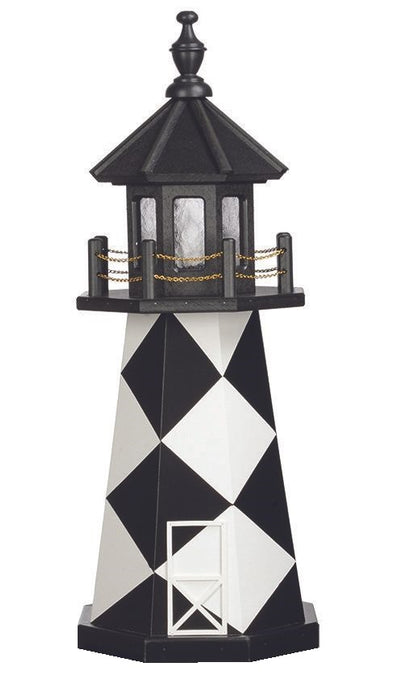 Octagonal Amish-Made Wooden Cape Lookout, NC Replica Lighthouses