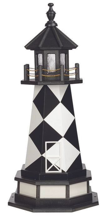 Octagonal Amish-Made Wooden Cape Lookout, NC Replica Lighthouses