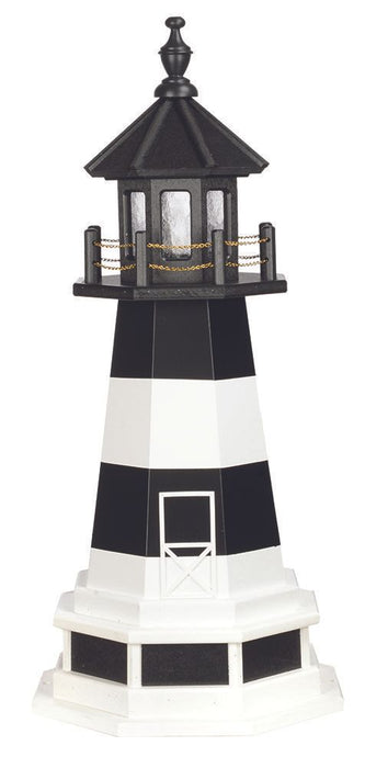 Octagonal Amish-Made Hybrid (Wood/Poly) Fire Island, NY Replica Lighthouses