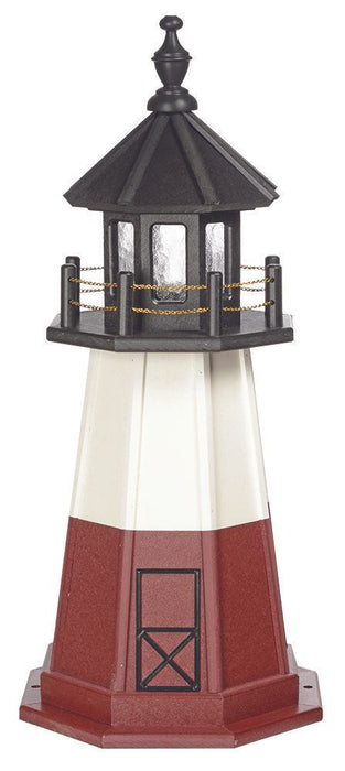 Octagonal Amish-Made Wooden Vermillion, OH Replica Lighthouses
