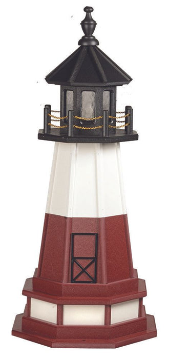 Octagonal Amish-Made Poly Vermillion, OH Replica Lighthouses