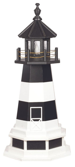 Octagonal Amish-Made Wooden Bodie Island, NC Replica Lighthouses