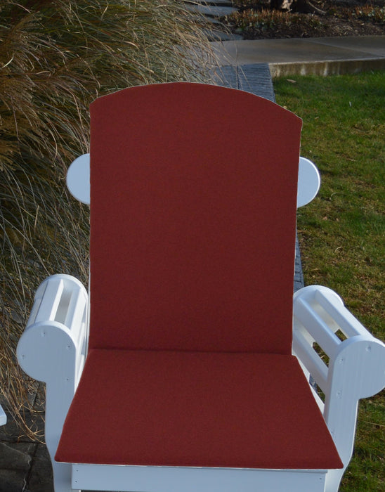 A&L Furniture Co. Weather-Resistant Full Chair Cushions for Porch Rockers