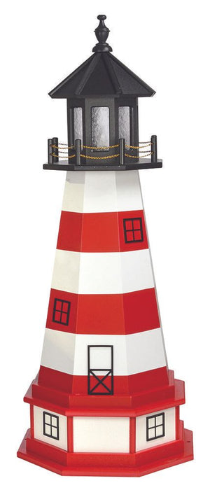 Octagonal Amish-Made Poly Assateague, VA Replica Lighthouses