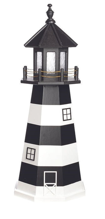 Octagonal Amish-Made Poly Bodie Island, NC Replica Lighthouses
