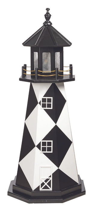 Octagonal Amish-Made Wooden Cape Lookout, NC Replica Lighthouses