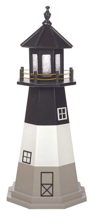Octagonal Amish-Made Wooden Oak Island, NC Replica Lighthouses