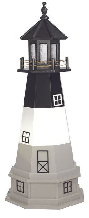 Octagonal Amish-Made Wooden Oak Island, NC Replica Lighthouses