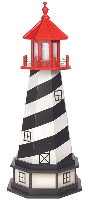 Octagonal Amish-Made Hybrid (Wood/Poly) St. Augustine, FL Replica Lighthouses