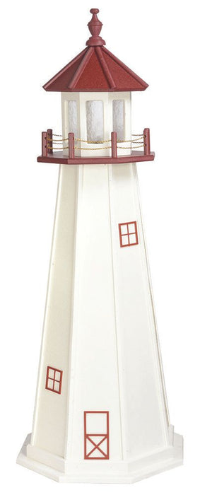 Octagonal Amish-Made Wooden Marblehead, OH Replica Lighthouses