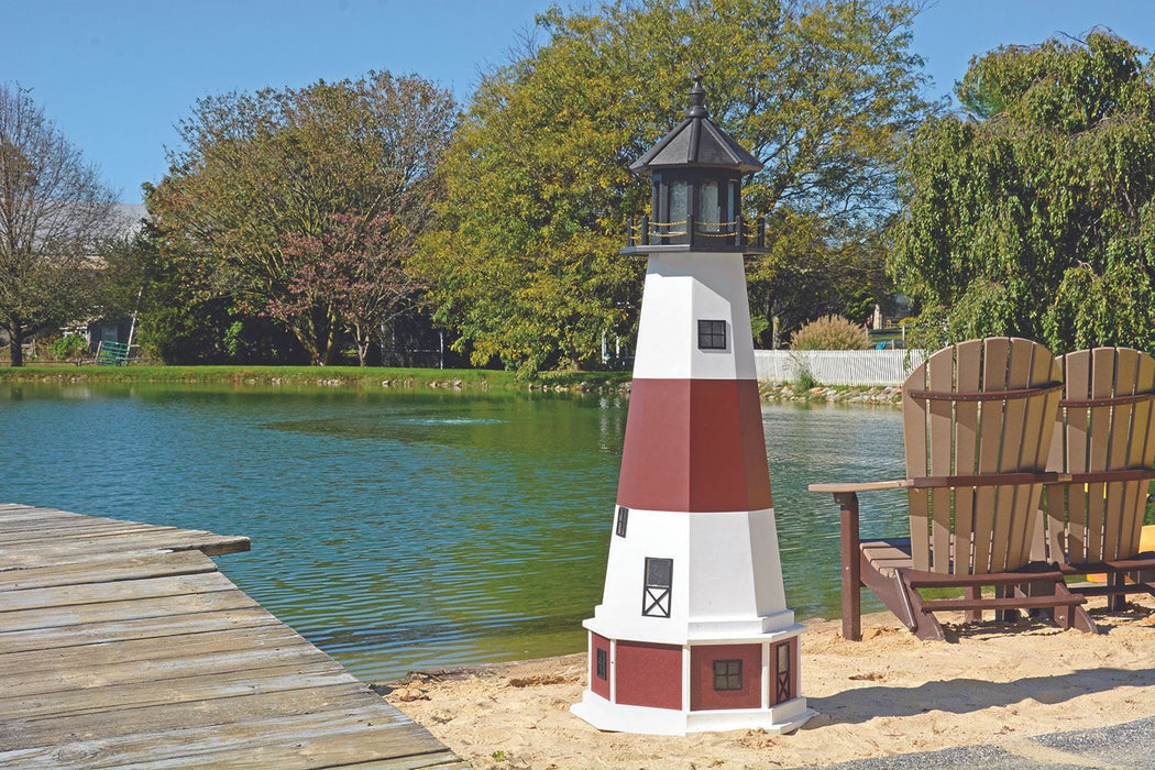 Octagonal Amish-Made Poly Montauk, NY Replica Lighthouses