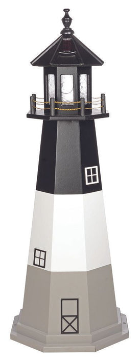 Octagonal Amish-Made Wooden Oak Island, NC Replica Lighthouses
