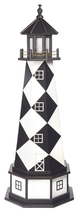 Octagonal Amish-Made Wooden Cape Lookout, NC Replica Lighthouses