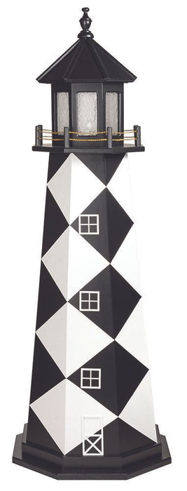 Octagonal Amish-Made Wooden Cape Lookout, NC Replica Lighthouses