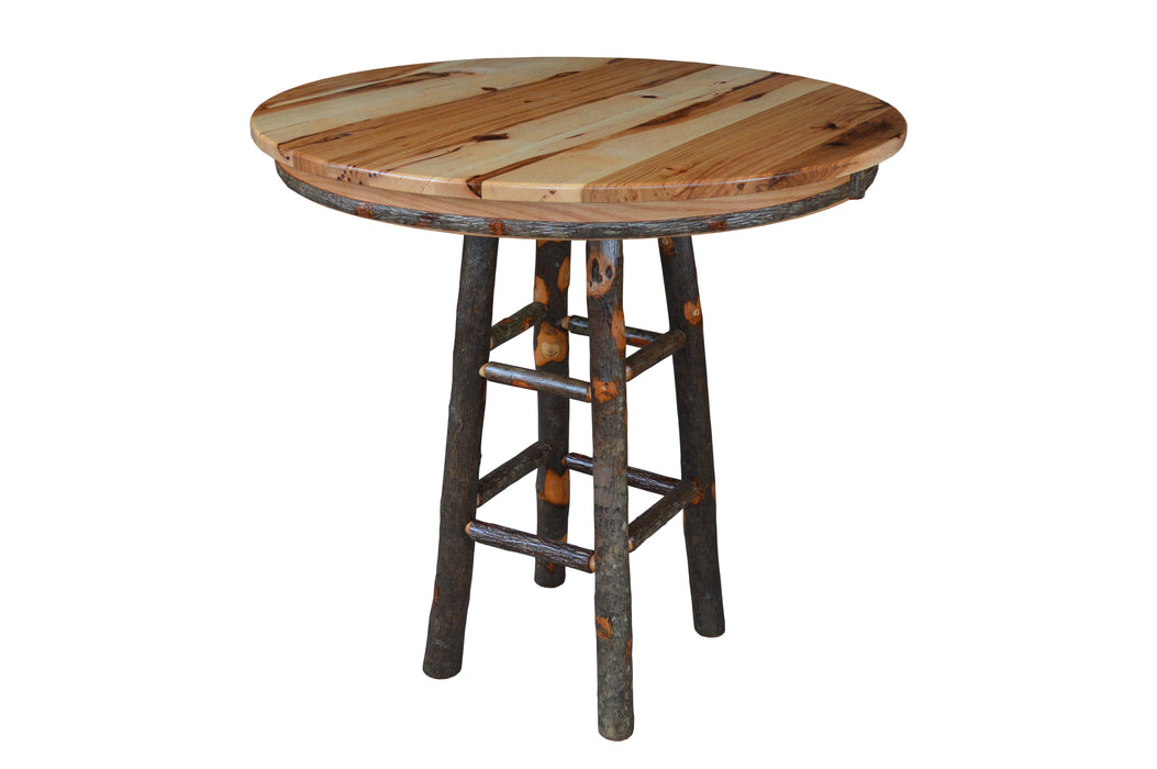 A&L Furniture Co. Amish-Made Hickory Bar Tables