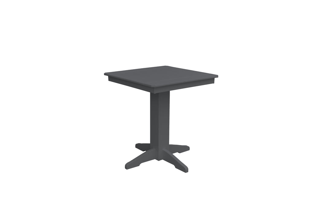 A&L Furniture Co. Amish-Made Counter-Height Square Poly Dining Tables