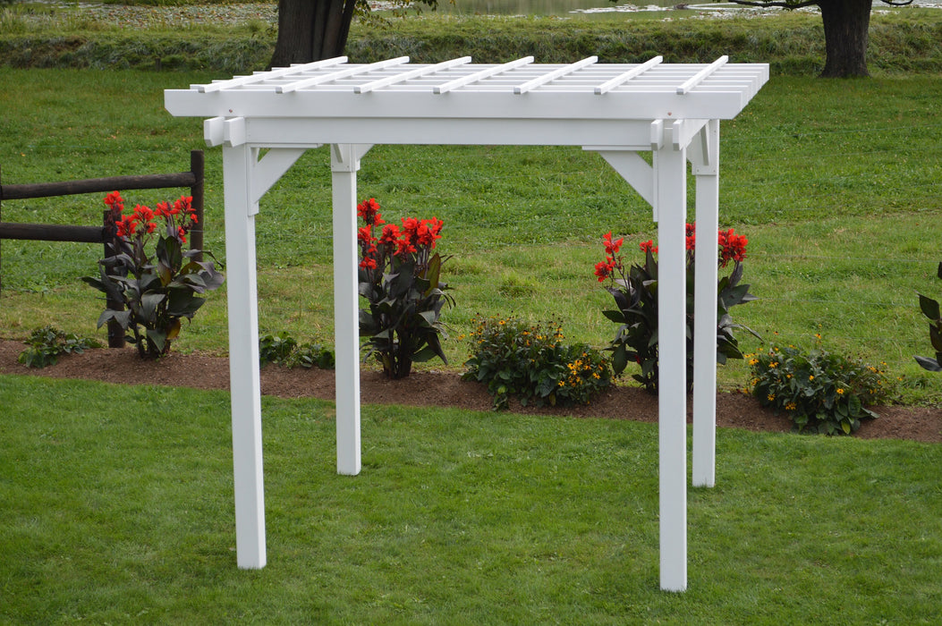 A&L Furniture Co. Amish-Made Bradford Pergola with Swing Hangers
