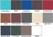 Color options for Amish-Made Wooden Mailboxes