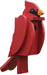 Beaver Dam Woodworks Amish-Made Deluxe Cardinal-Shaped Birdhouse