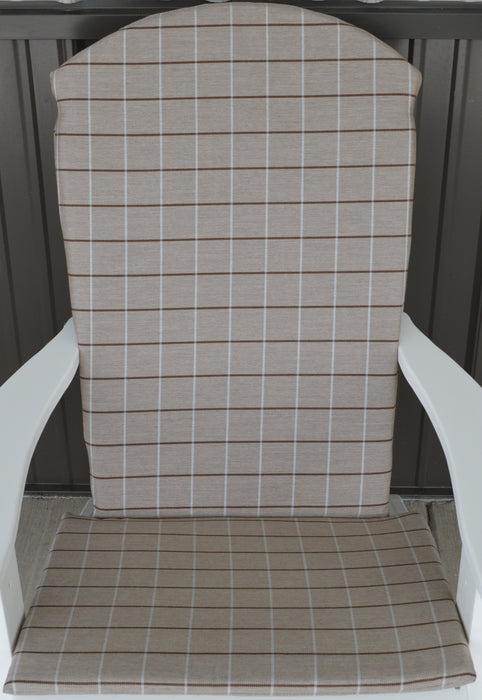 A&L Furniture Co. Weather-Resistant Full Chair Cushions for Adirondack Chairs