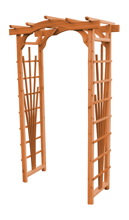 Amish-Made Small Cedar Arbors - Available In 2 Sizes and 2 Styles
