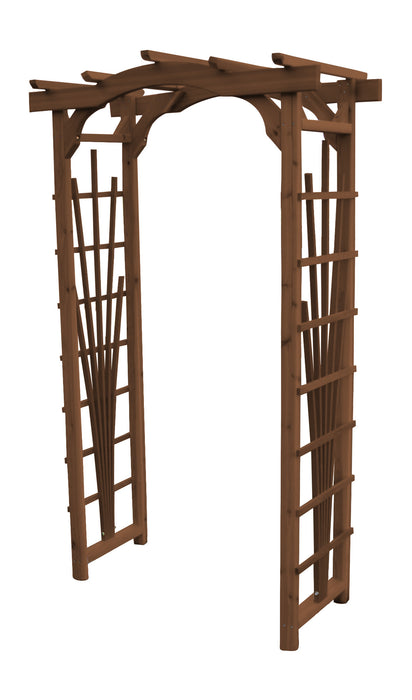 Amish-Made Small Cedar Arbors - Available In 2 Sizes and 2 Styles