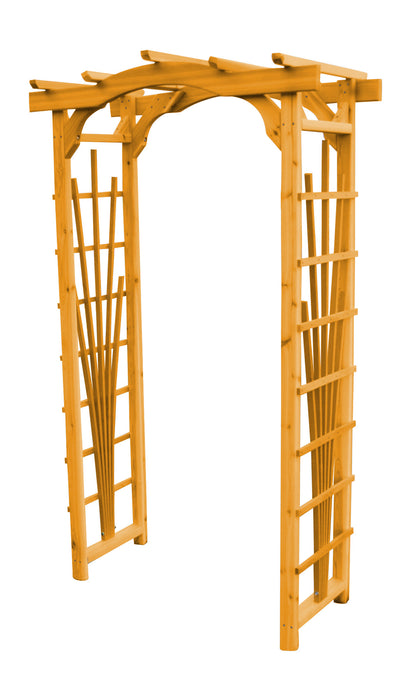 Amish-Made Small Cedar Arbors - Available In 2 Sizes and 2 Styles