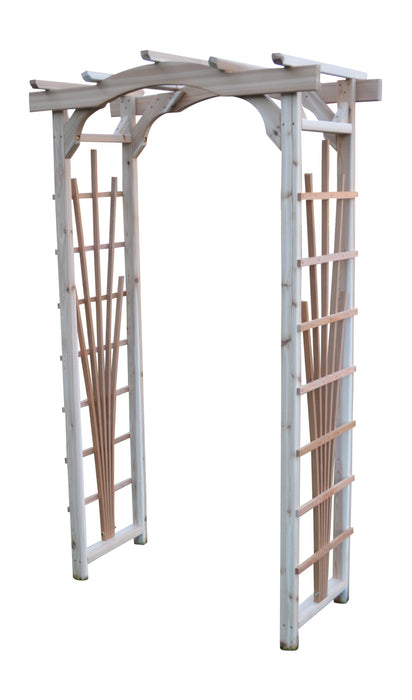 Amish-Made Small Cedar Arbors - Available In 2 Sizes and 2 Styles