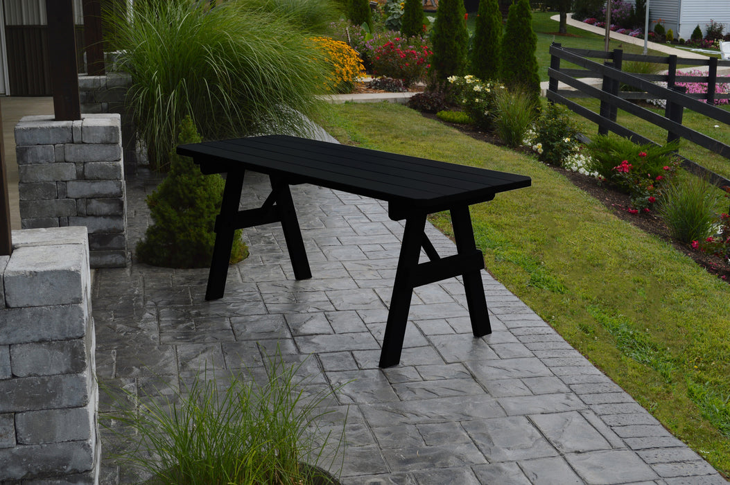 A&L Furniture Co. Amish-Made Pine Traditional Picnic Tables