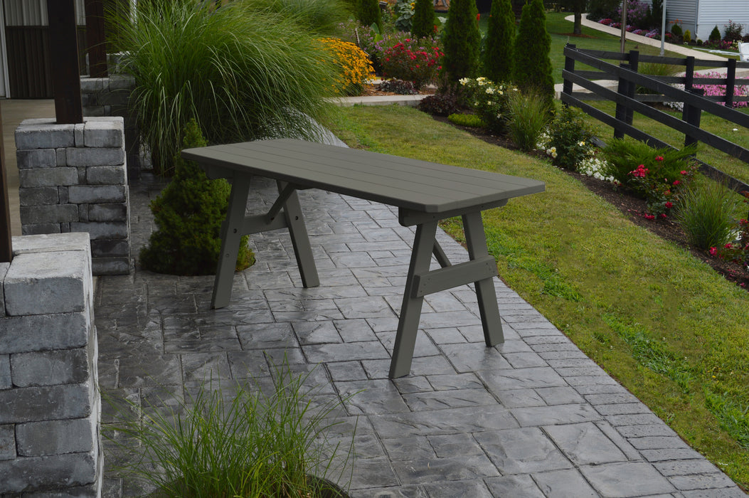 A&L Furniture Co. Amish-Made Pine Traditional Picnic Tables