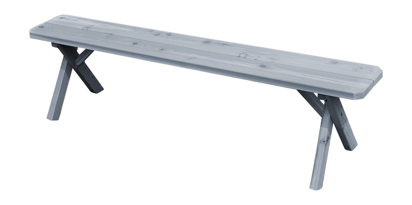 A&L Furniture Co. Amish-Made Cedar Cross-Leg Benches