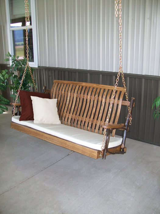 A&L Furniture Co. Amish-Made Hickory Porch Swings