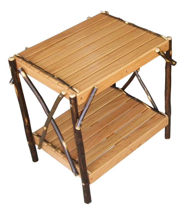 A&L Furniture Co. Amish-Made Hickory End Table