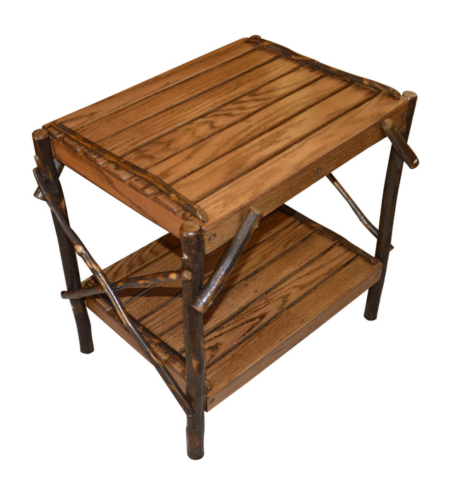 A&L Furniture Co. Amish-Made Hickory End Table