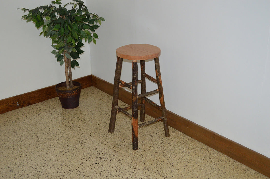 A&L Furniture Co. Amish-Made Hickory Bar Stools