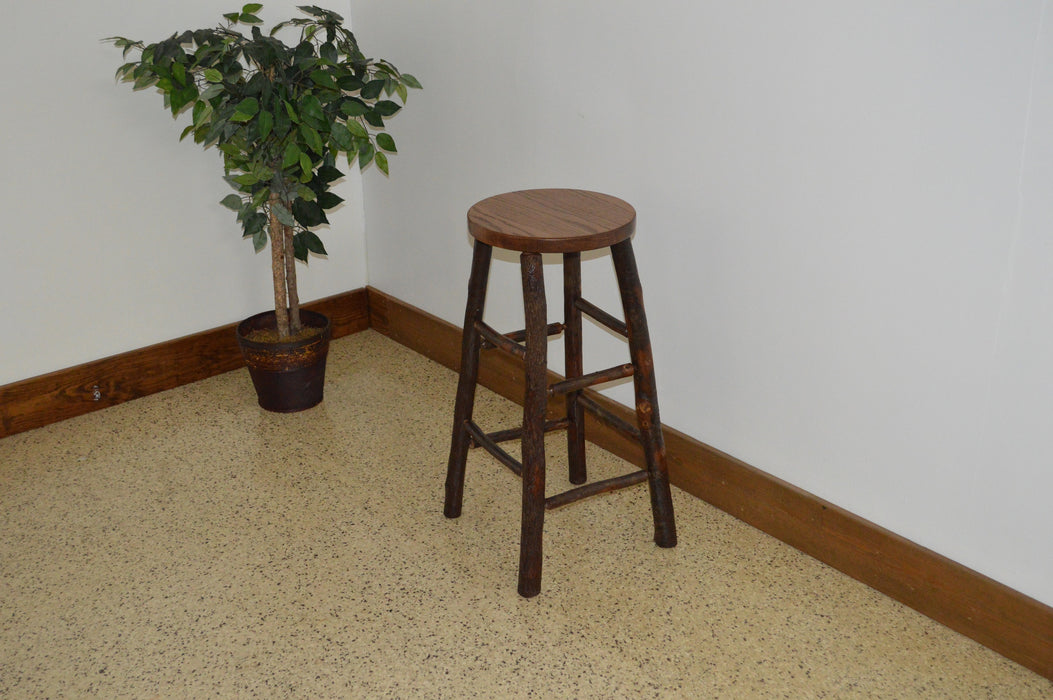 A&L Furniture Co. Amish-Made Hickory Bar Stools