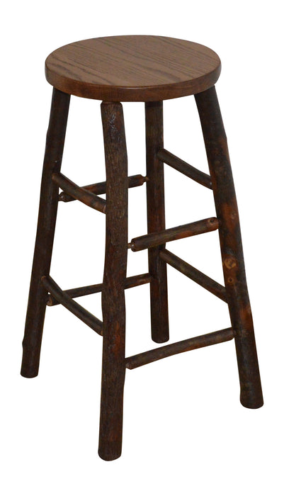 A&L Furniture Co. Amish-Made Hickory Bar Stools