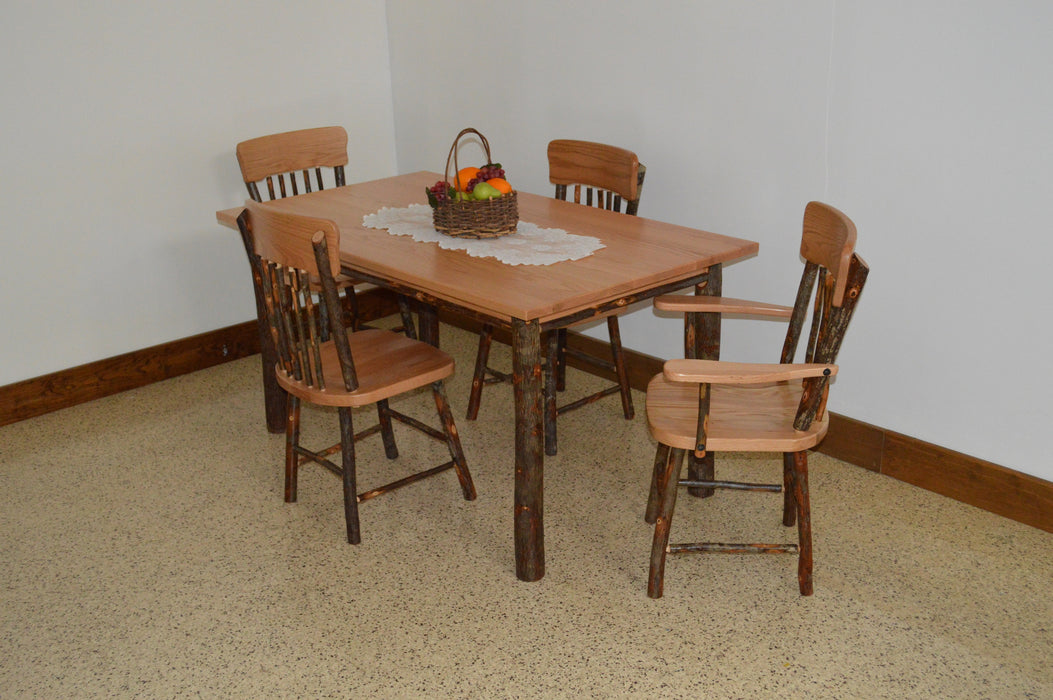 A&L Furniture Co. Amish-Made Hickory Farm Tables