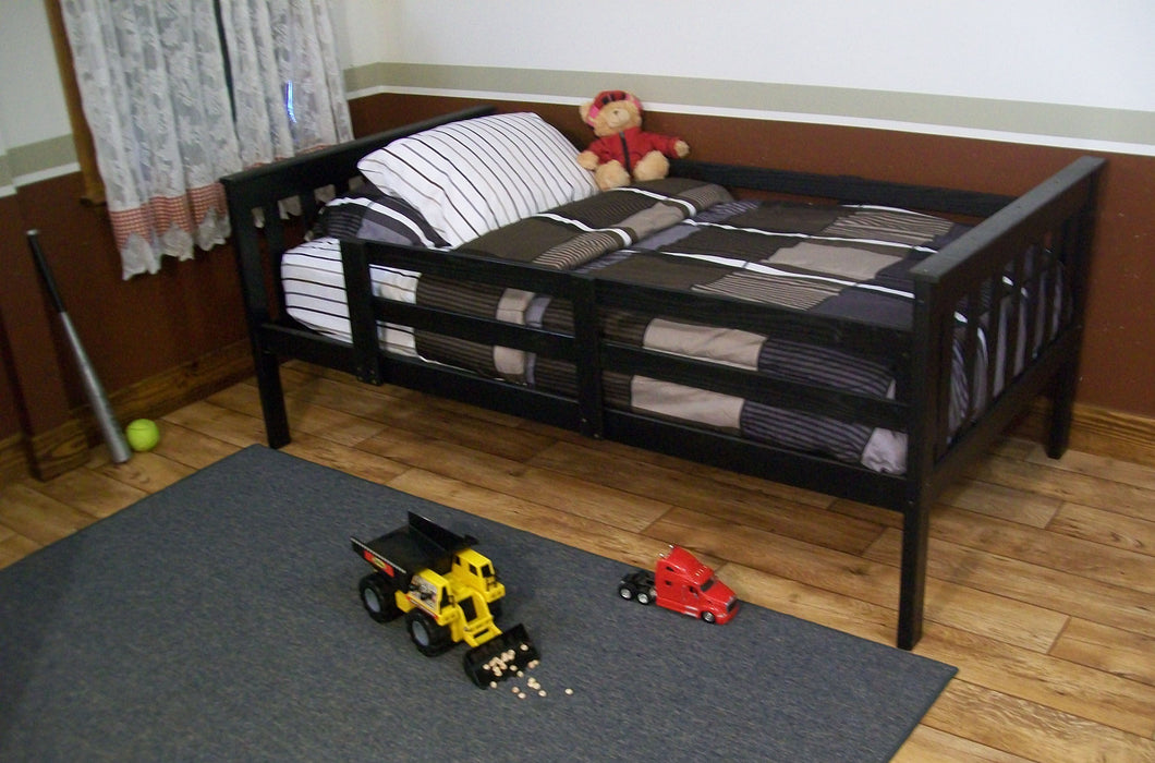 VersaLoft Twin Mission Bed with Safety Rails by A&L Furniture Company