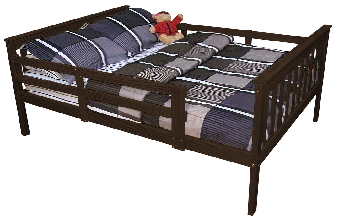VersaLoft Full Mission Bed with Safety Rails by A&L Furniture Company