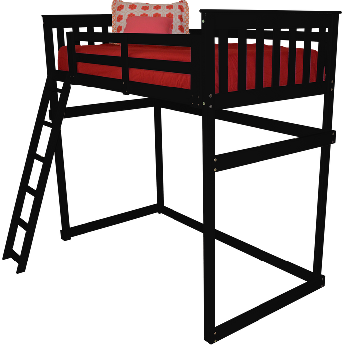 VersaLoft Twin Mission Loft Beds with Ladders by A&L Furniture Company